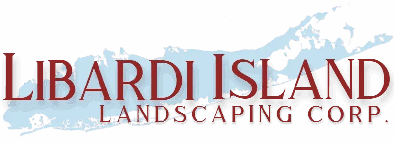 A logo for libardi island landscaping corp