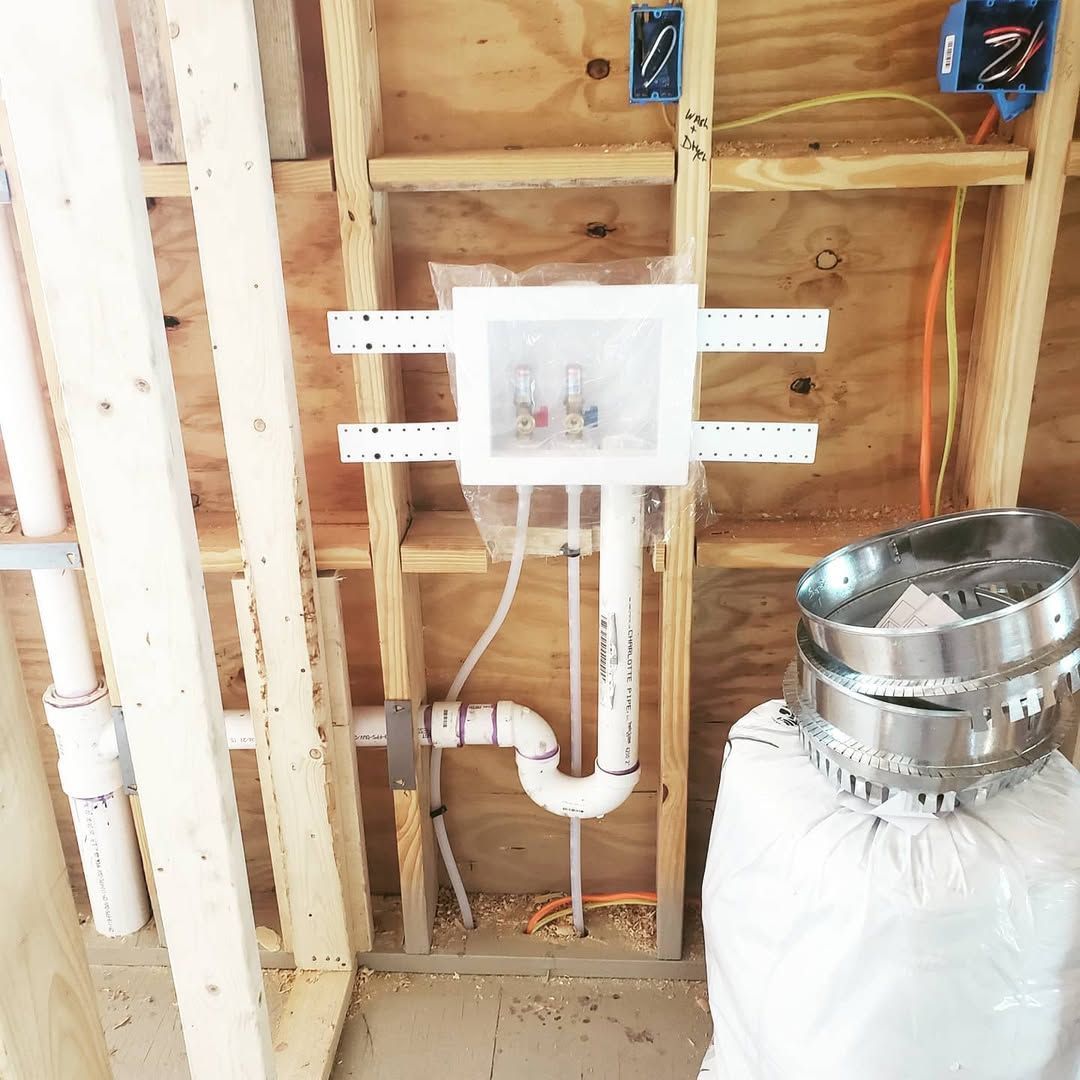 Laundry Room Plumbing Rough In