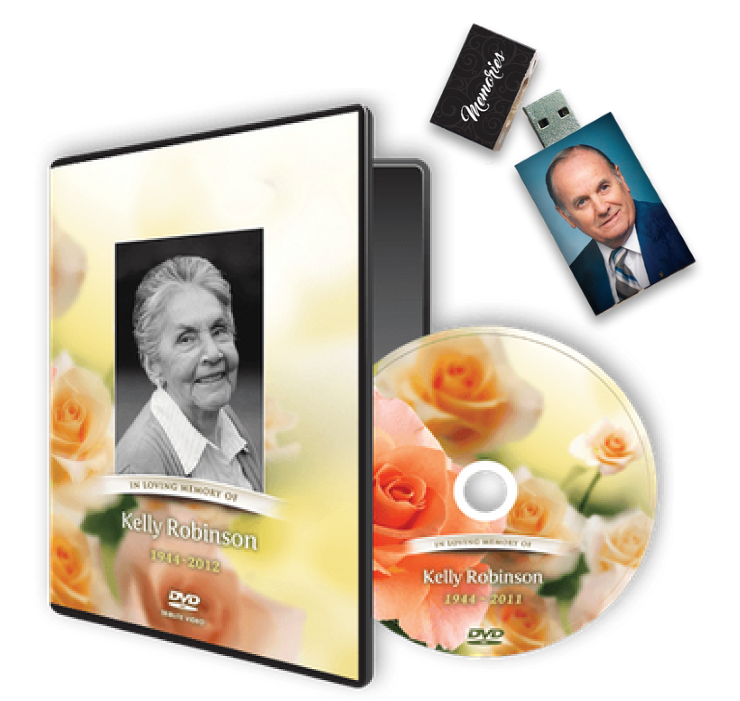A dvd case with a picture of kelly robinson on it