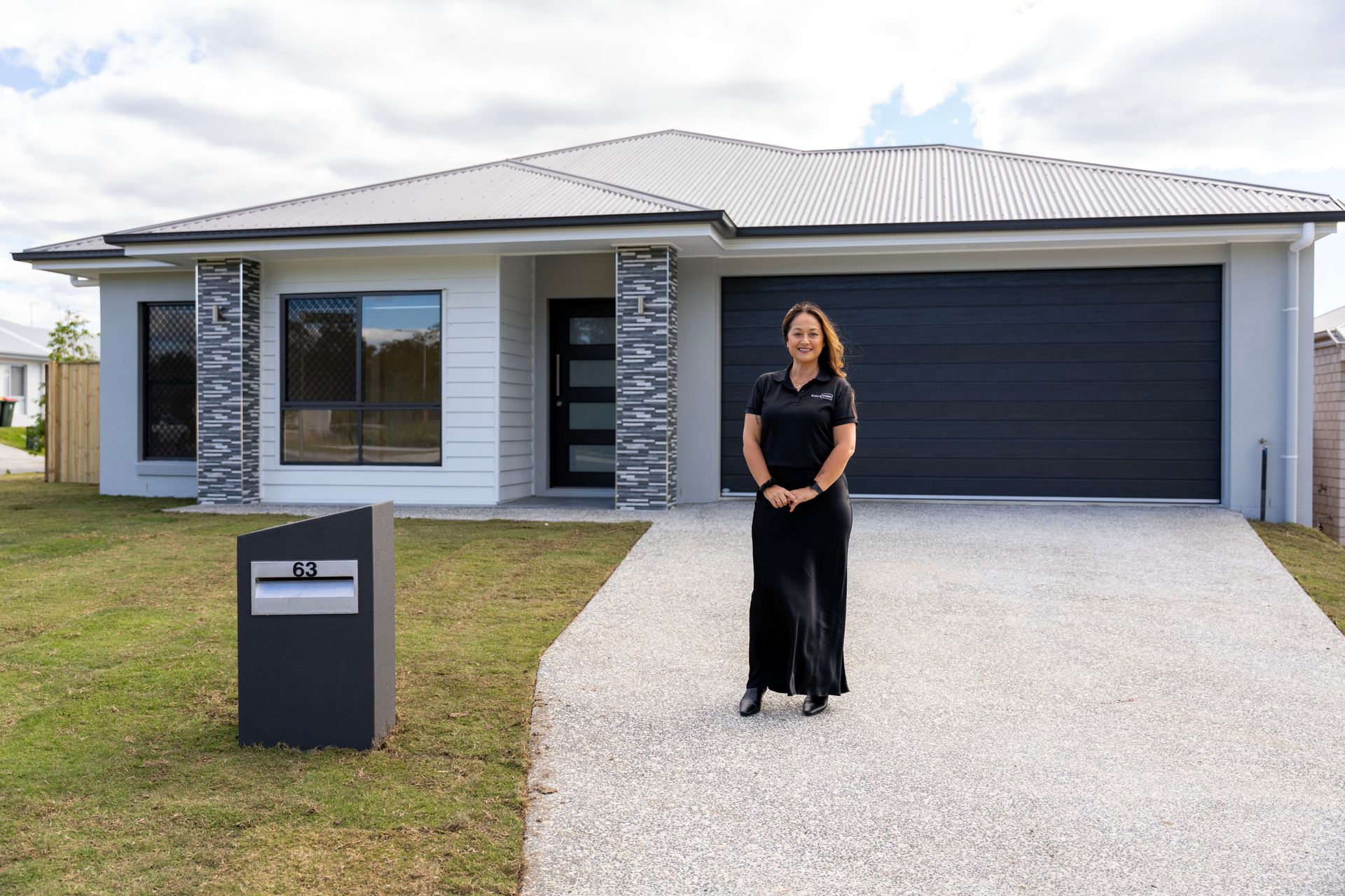 Evolve Homes Queensland custom built family home exterior in Brisbane