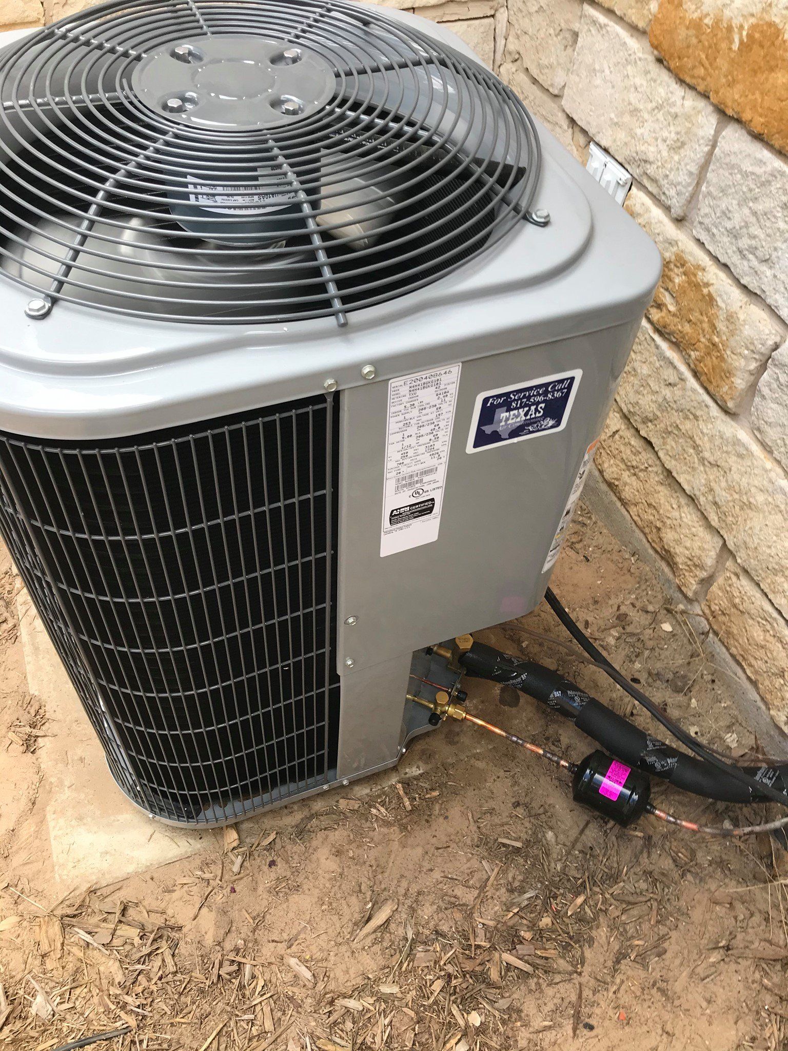 HVAC Outside The House — Weatherford, TX — Texas Air Conditioning & Heating