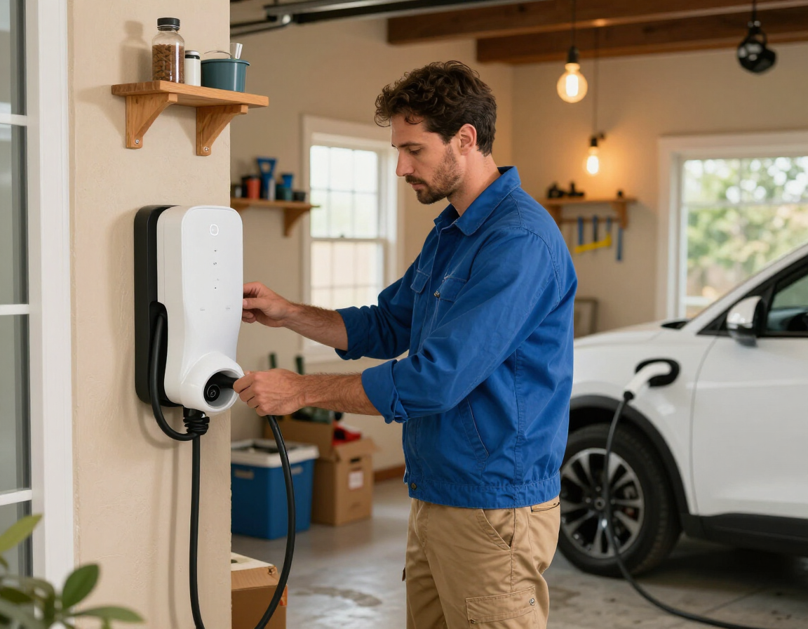 EV charger installation
