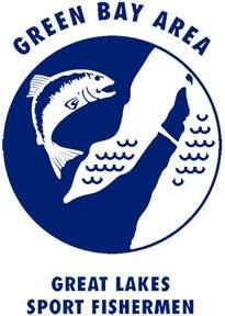 The logo for the green bay area great lakes sport fishermen