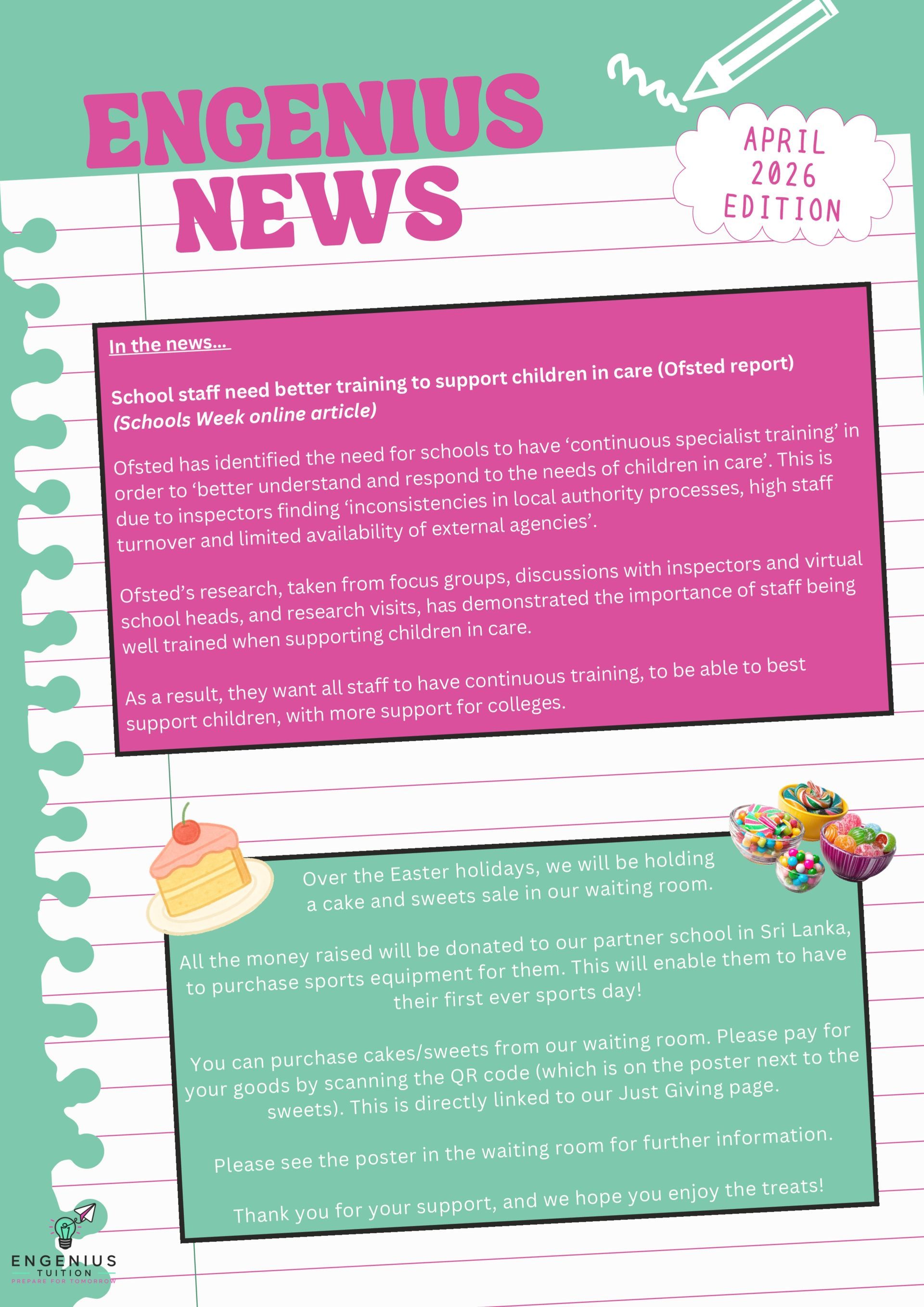 Newsletter titled 