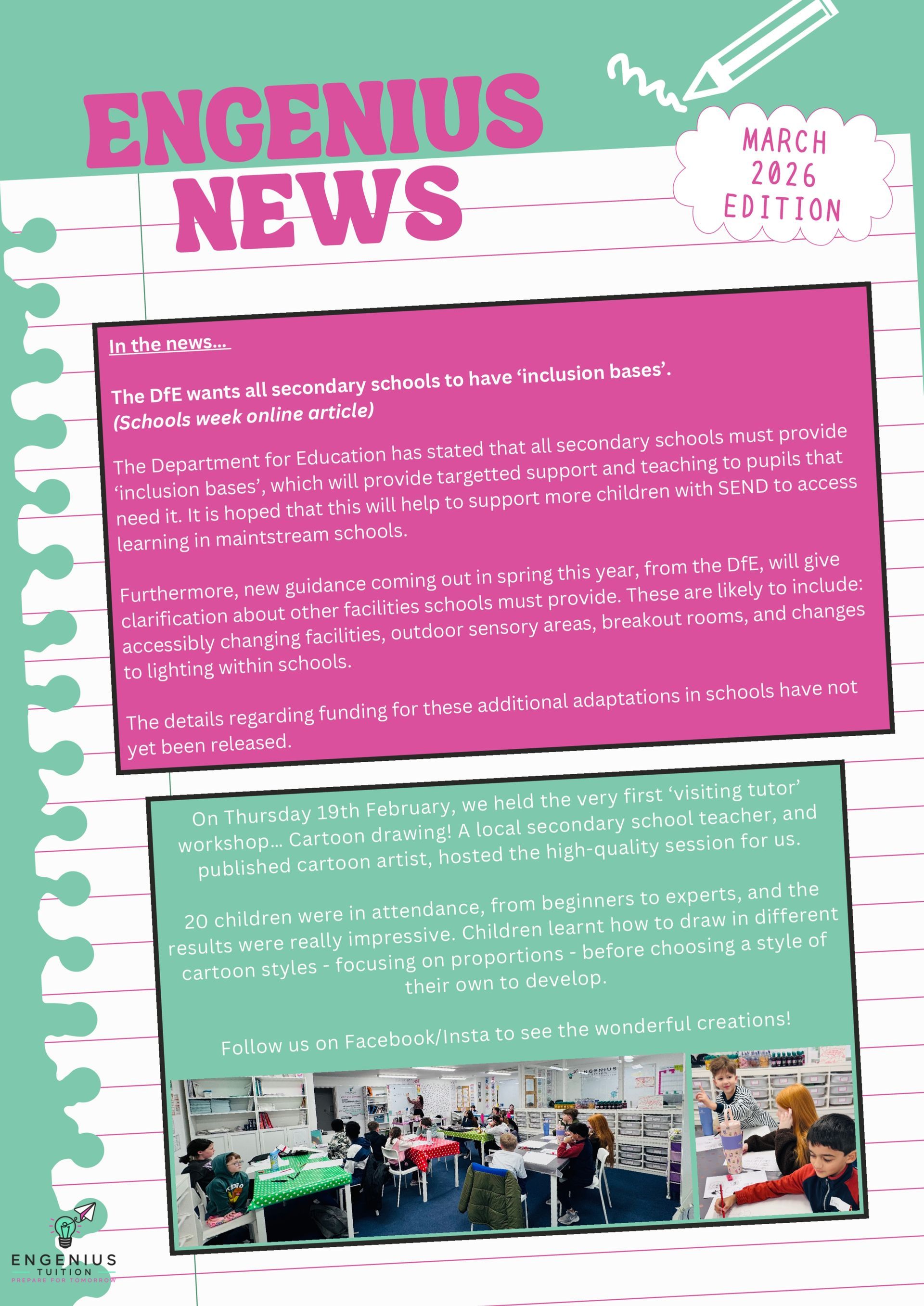 Newsletter titled 