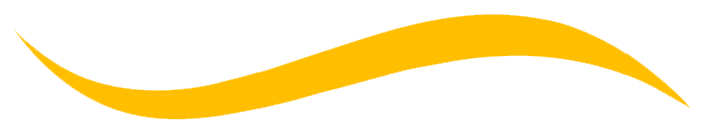 Logotipo amarelo em forma de swoosh sobre fundo branco.