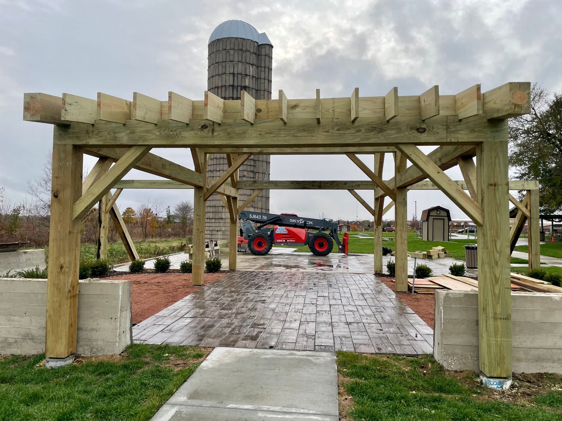 Plainfield Park Dist. Pergola and Silo Improvements