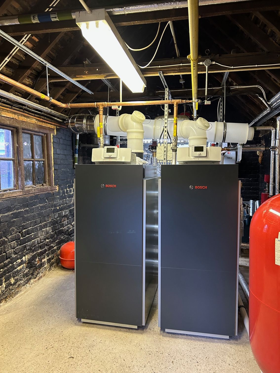 school boiler installation