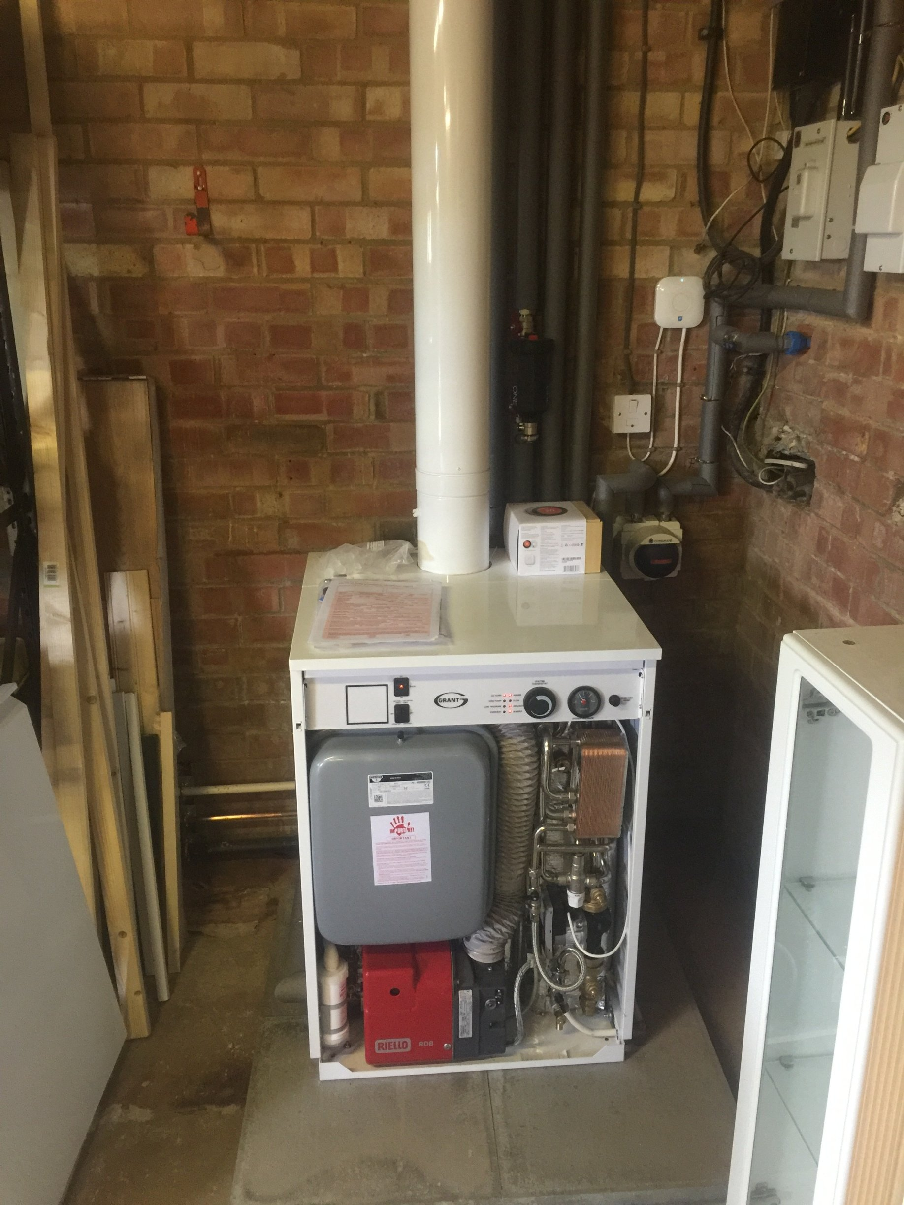 Energy-efficient oil boiler fitted by Lucas Plumbing & Heating