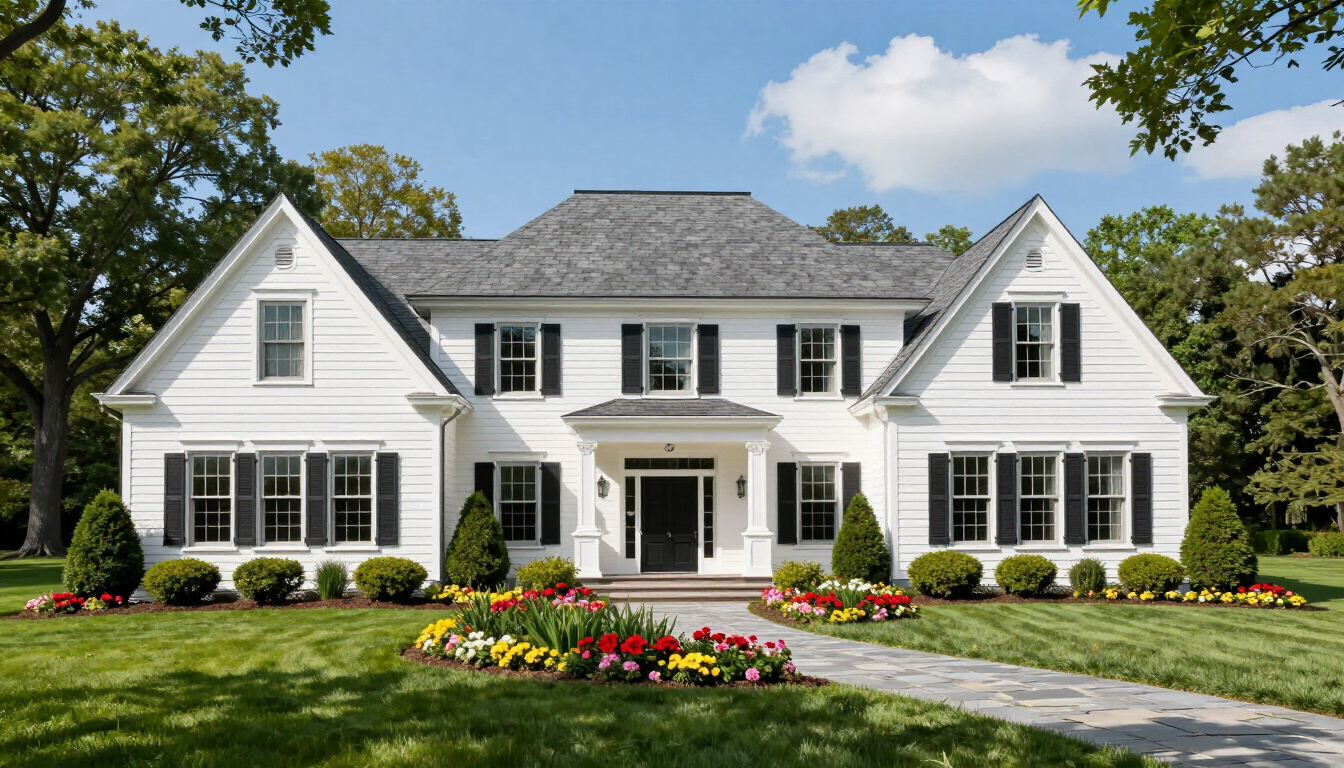 Exterior of a single-family home representing the North Jersey housing market for first-time home bu