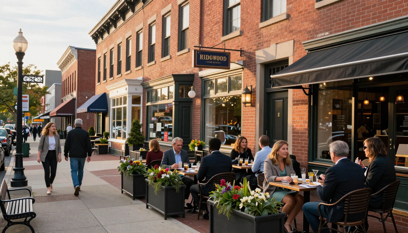 Downtown Ridgewood Atmosphere