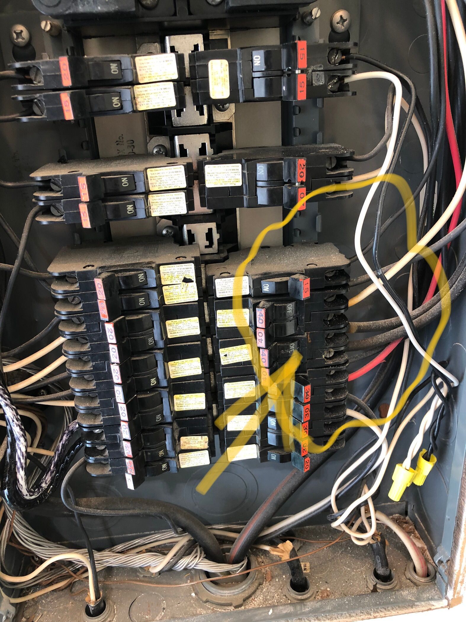 federal pacific stab-lok circuit breakers