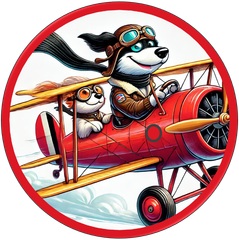 Our logo is your symbol for funding animal rescue flights in the US.