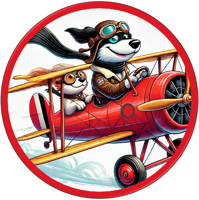 Our logo is your symbol for funding animal rescue flights in the US.