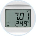dual display for pH meter pH meter dual display