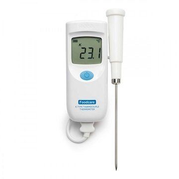 foodcare food and meat digital thermometer Foodcare food and meat thermometer for restaurants, kitchens and catering with a splashproof and smooth surface.