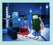 pH meters for laboratories for laboratories to measure pH levels in solutions or e.g. soils