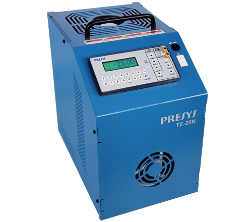 Dry block temperature calibrator for in house calibration of thermometers and probes