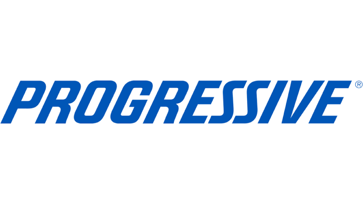 Progressive logo in blue text on a white background.