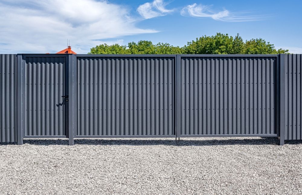 Gray Corrugated Metal Wall — McLuckie Metal Roofing In Liverpool, NSW