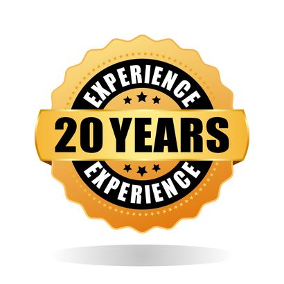 20 Years of Experience