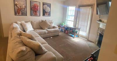 Cleaned And Comfortable Living Area Restoration | Louisville, KY | Maid In The Ville