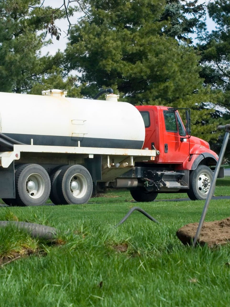 White Truck — San Marcos, TX — L & L Septic & Grease Trap White Truck — San Marcos, TX — L & L Septic & Grease Trap