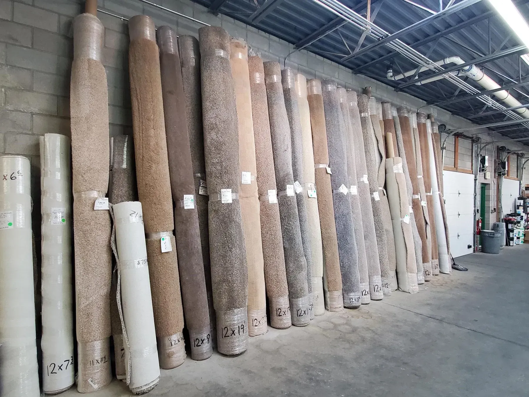 Standing Rolled Carpets — Rock Springs, WY — Surfaces Inc