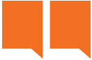 orange inverted commas