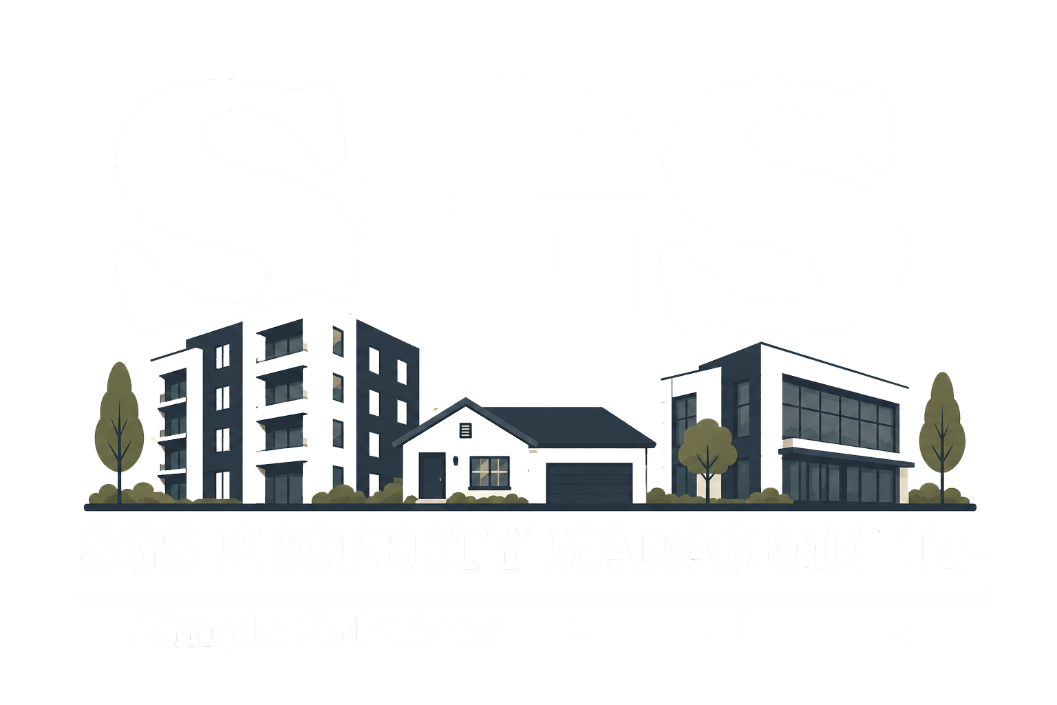 SGS Property Management White logo - click to return home
