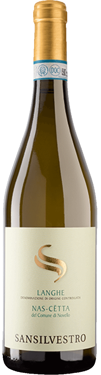 Bottiglia di vino con etichetta 
