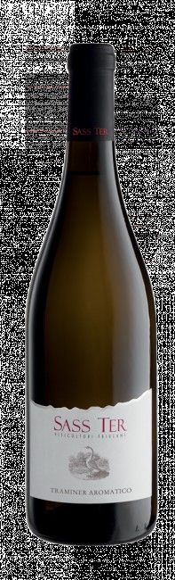 Bottiglia di vino con etichetta bianca, scritta 