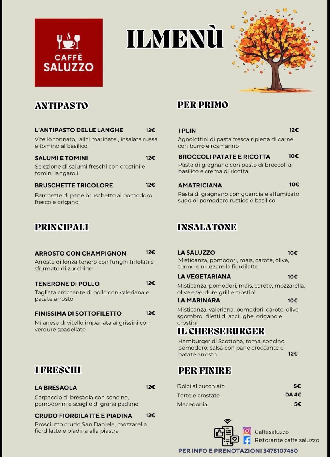 Menù del