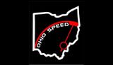 A black and white logo for ohio speed