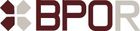 Logo with a dark red and light gray color scheme displaying the letters 
