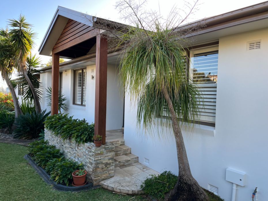 A White House With a Tree in Front of It — Holster Painting Contractors In Port Macquarie, NSW