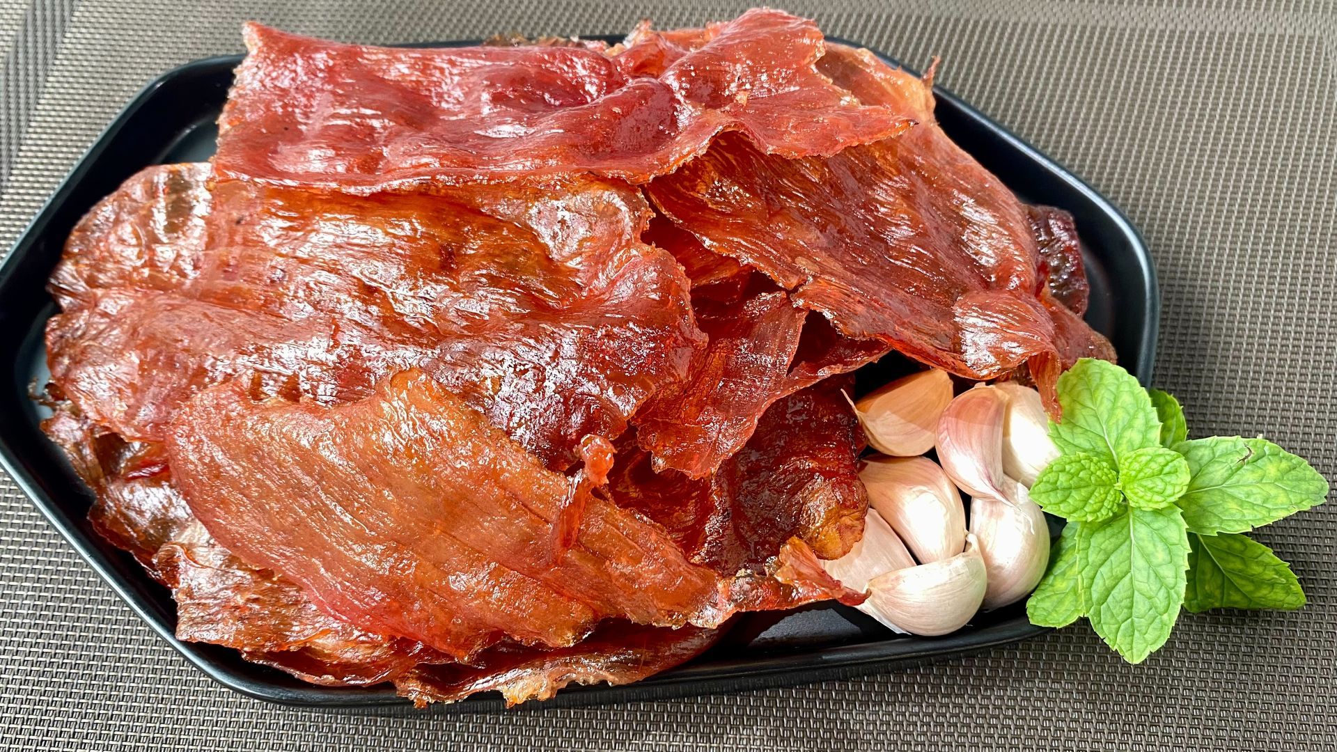 蒜味豬肉乾(薄片)
