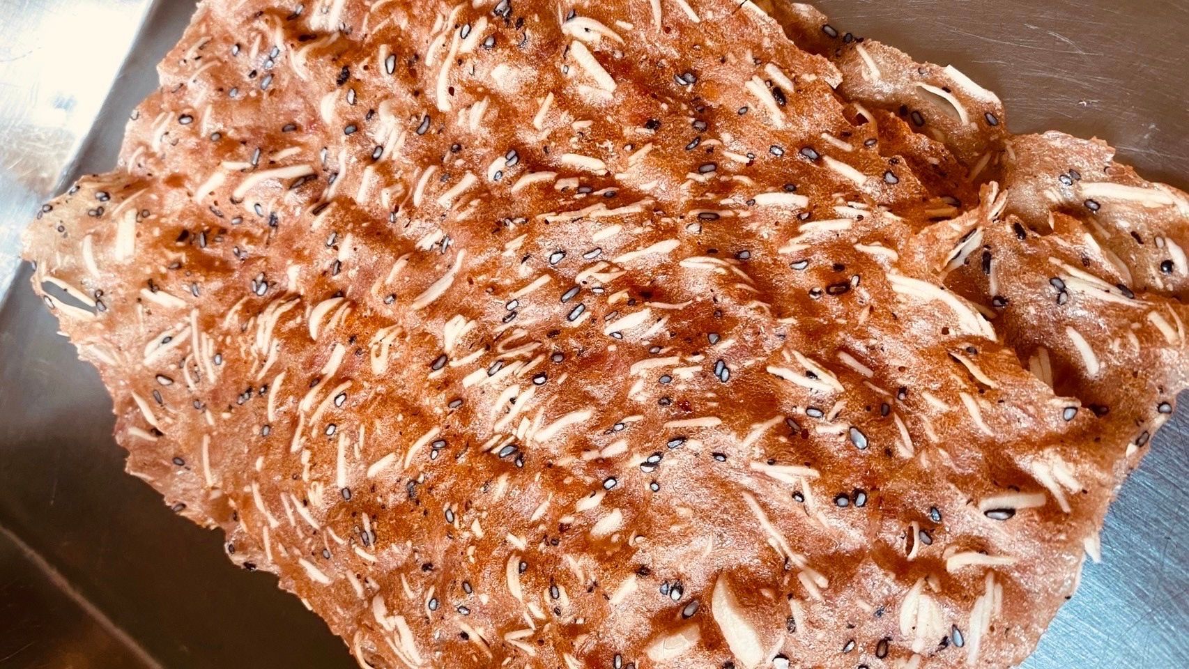 黑芝麻杏仁薄片肉紙