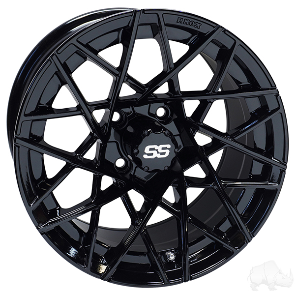 RX 394 Gloss Black Wheels