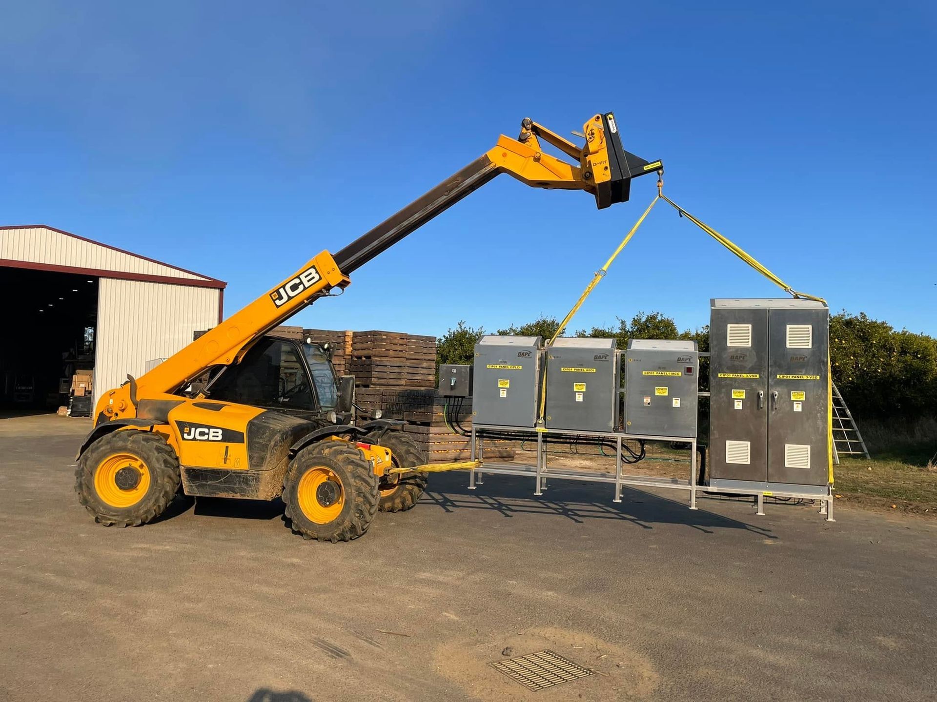 Wet hire machinery fleet
