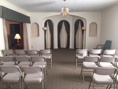 Broadway Colonial Funeral Home Chapel Front View