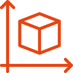 Box with dimensions icon