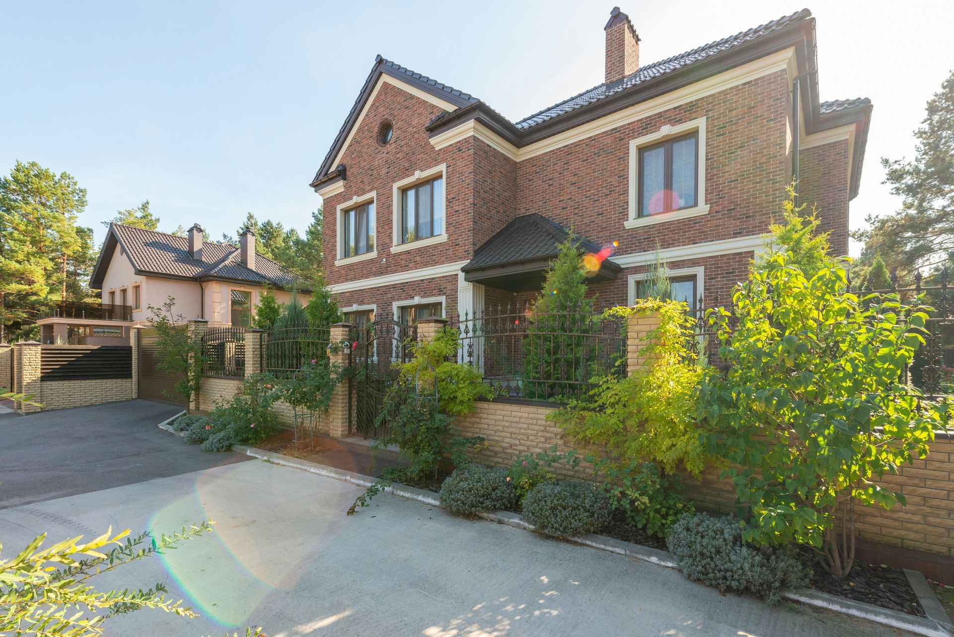 Brickwork on residential home in Charleston