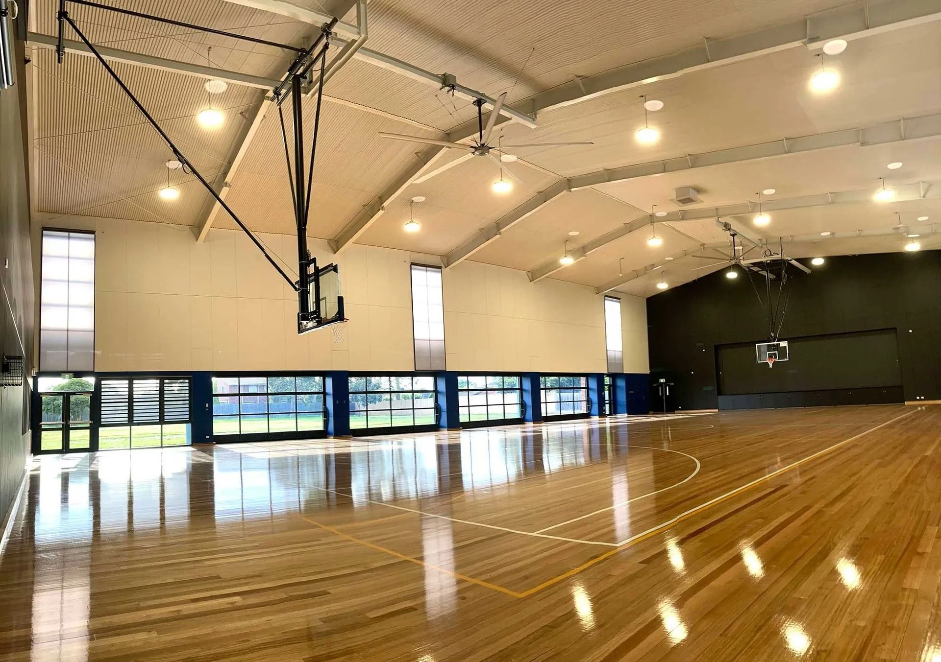 A school basketball centre.