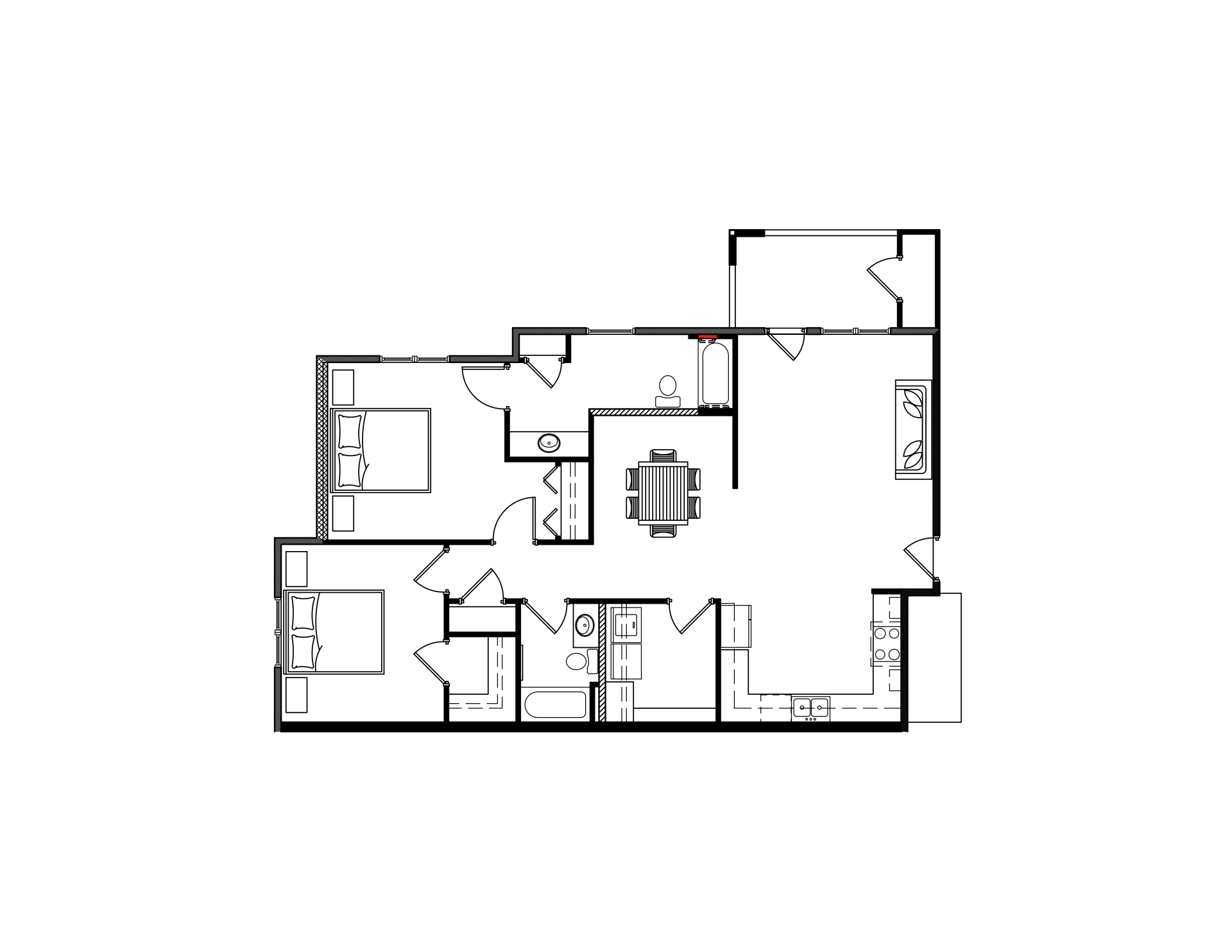 ADA 2 bed floorplan