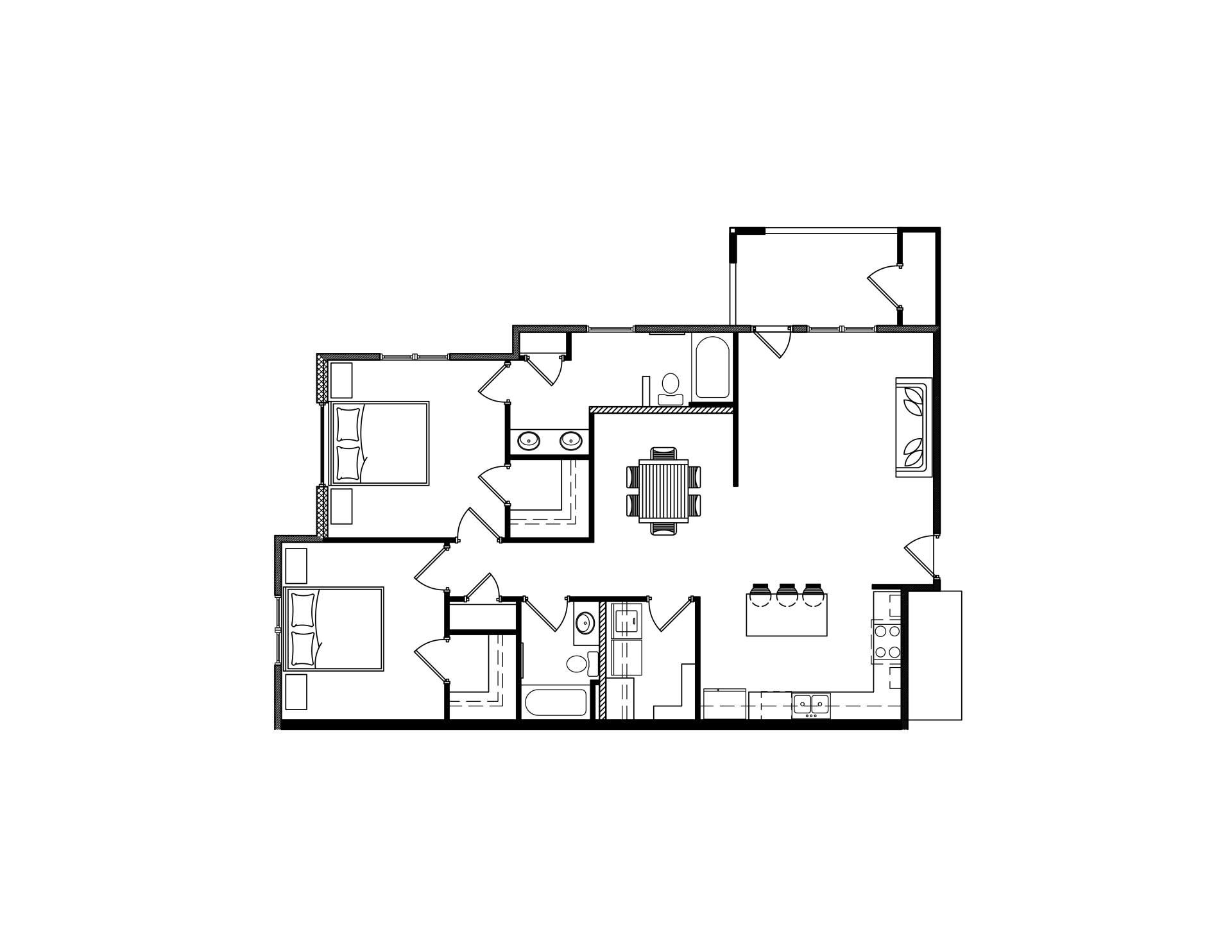 2 bed floorplan