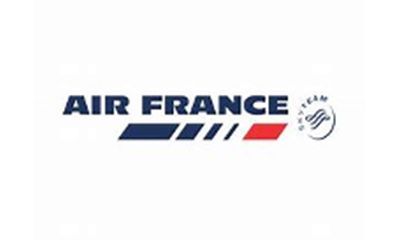 The air france logo is on a white background.