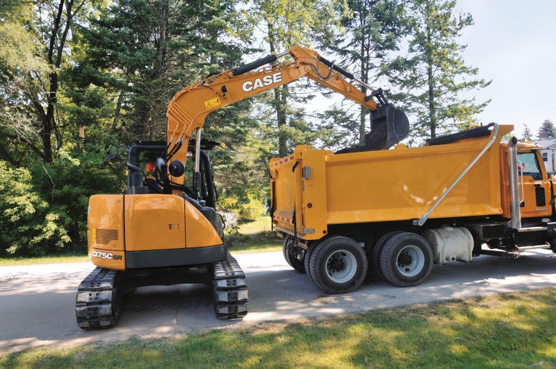 CASE midi excavator