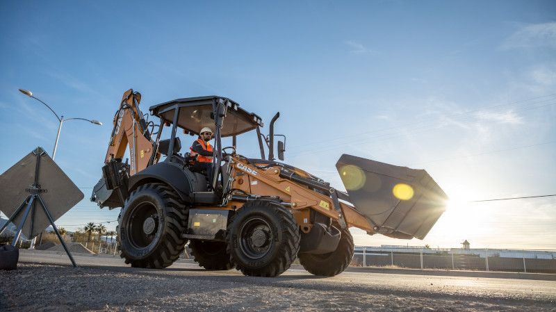 CASE backhoe loader