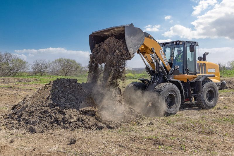 CASE large wheel loader